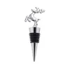 Julvinstoppare Bar Tools Santa Claus älg Snöflinga Metal Bottle Stopper Party Supplies