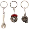 Key Rings L Car Parts Model Chains Set Piston Red Brake Rotor Keychain Six Speed Manual Transmission Shift Keyring Rim Helmet Spring S Ammyu