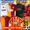 23/24 Galatasaray Soccer Jerseys Special Blackout 2023 Mostafa Mohamed Marcelo Lemina Saracchi Diagne Icaldau Emre Kilinc Feghouli Kturkoglu Alexandru Men Player