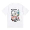 Purple Brand Designer T-Shirts Tees Vente en ligne jusqu'à 50% de réduction Manches courtes Fans Tops Tees Crew Neck Sports Training Maillots de basket-ball Formateurs boutique en ligne