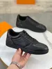 Men Casual Shoes Leather Sneakers Patent Leather Flat Trainers Black Mesh Lace-up Shoes Outdoor Runner Trainers Sport Boots With Box