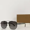 Солнцезащитные очки пилота нового модного дизайна, металлическая оправа 4396S, простой и популярный стиль, универсальные уличные защитные очки UV400