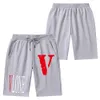 Vlone Brand Mens Shorts Running Shorts Beach Spring Summer Loose Men's and Dames Casual Fashion Trend Sports Elastic Cotton Shorts