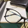 Damen-Luxus-Designer-Schwarz-Weiß-Schachbrett 3373 Katzenaugen großer Rahmen rundes Gesicht dünne weibliche Kurzsichtigkeitsbrille Anti-Blaulicht