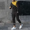 Мужские спортивные костюмы Retro 3D Printed Mens Track Suit Bants Bants 2-й шваф