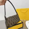 Designers bolsas femininas baguete luxos bolsa de ombro retrô item de moda 2023 bolsa de axila bolsa transversal vintage de alta qualidade marrom carta clássica