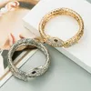 clover bracelet Bangle New Style Exaggerated Punk Wind Snake Wrapped and Women's Bracelet Alloy Jewelry JMJ3 P857