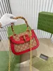 Borsa da donna firmata da donna Borsa da donna di lusso con spalle in bambù, borse per la spesa, borse alla moda, classiche sacche colorate