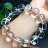 Bangle Natural Clear Quartz Bracelet Fashion Gemstone Crystal Jewelry For Women Healing Bohemia Holiday Gift 1pcs 17x16mm