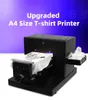 A4 Flatbed Printer DTG Printer Direkt till plagg T-shirt Tryckmaskin för mörk vit färg T-shirt plagg DTG-skrivare A4