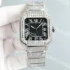 Designer High Quality Mens Women Watch Full Diamond Iced Out Strap Designer Watches Quartz Luxury Movement Couple Lovers Clock Wristwatch