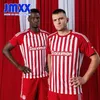 JMXX 23-24 Olympiacos Soccer Jerseys Home Away Mens Mundors Jersey Man Football Shirt 2023 2024 Wersja fanów