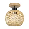 Pendant Lamps Lamp With No Bulb Living Room Floor Light Decoration Bedroom Hanging Fixture Retro Style Kitchen Bamboo Desk