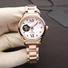 Orologio da donna impermeabile da 300 metri originale movimento 4R38 puntatore luminoso pietra al quarzo multifunzionale orologio di lusso di altissima qualità