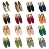 حذاء اللباس Mezereon Cow Leather Square Toe Flats Flats متسكعون غير رسميون أحذية النساء بدون كعب الربيع الخريف بغل امرأة بسيطة الأحذية 230404