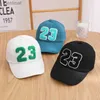 Berretti Bambini Figura Berretto da baseball Nuova Primavera Estate Solido Cappello da sole Ricamato Ragazzi Ragazze Cotone Cappellini Snapback Bambini Cappello da pesca Hip HopL231106