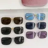 Oversize Square Luxury Mens and Womens Metal Mirror Frame with Logo Designer Sunglasses MU86AV Unique Curved Legs Fit Face for Leisure Vacation and Camping