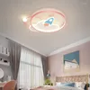 Luzes de teto desenho animado moderno led quarto de bebê lâmpada menino menino luz para crianças quarto infantil