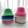 Berets Bucket Hat Cotton Style Summer Casual Fisherman Cap For Men And Women Beach Vacation Outdoor Terry Towel Fabric