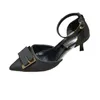 Sandali Taglia 31-43 2023 Estate 8 cm Tacchi alti Donna Tacco a spillo Scarpe da donna a punta