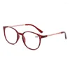 Sunglasses High-definition Reading Glasses Unisex Fashion Ultralight PC Frames Presbyopic Vision Care Eyewear 1.00-4.00