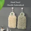 Handdoek keuken chenille hand handdoeken badkamer met hangende lussen