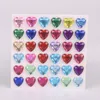 Gift Wrap 10Pcs Stickers 3D Shining LOVE Diamond Beautiful Sticker Toys For Children On Scrapbook Phone Laptop Gifts DIY Decor