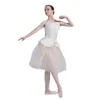 Sahne Giyim Profesyonel Bale Tutu Kızlar Uzun Elbise Balerin Partisi Yetişkin Performans Dans Kostümü