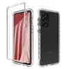 Clear Full Body 2 in 1 Protective Cases Shockproof Hard PC Shell Soft TPU Bumper Cover Case for Samsung Galaxy A73 A53 A33 A03 CORE A03S A23 4G A13