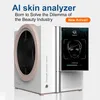 Bärbar 3D -fluoroskopi Skinanalys Maskin Face Scanning RGB+UV+PL Lights 8 Spectrum Skin Health Detection Device med WiFi/Bluetooth -funktion