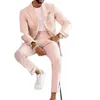 Ternos masculinos Blazers Blazer vestido de noiva rosa lindo, adequado para roupas para masculino masculino masculino masculino PROM PROM CUNCILIZADO 2 Jackets 230406