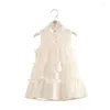 Mädchen Kleider Kind Ärmelloses Kleid 2023 Sommer Einfache Einfarbig Kuchen Weste Babykleidung