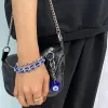 Keychains Lanyards L Evil Eye Hamsa Hand And Bracelets Set Protection Blue Decor Drop Delivery Amq5W