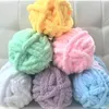 Filt färgglad chenille chunky stickad vävning kast varm garn mjuk heminredning fluffig för sängar 230406