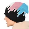 Berets Trans Pride Flag Drip Beanie Cap Unisex Winter Bonnet Homme Strickmützen Mode Outdoor Transgender LGBT Skullies Beanies