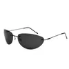 Lunettes de soleil 2021 Fashion Cool the Matrix Style Polarise Sunglasses Ultralight Rimless Men de conception de la marque Sun Verres de soleil OCUL P230406