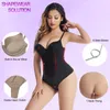 Body perizoma sexy per donna Tummy Control Shapewear Scollo a V Canotte Lingerie Tuta Smooth Body Shaper Vita intima sottile