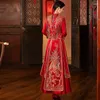 Vêtements ethniques Yourqipao 2023 Xiuhe Chinois Ensembles Robe de mariée Chine Ancienne Traditionnelle Hanfu Robes de mariée Tang Costume Cheongsams