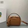 PRA BAG Designer Luksusowy odette skórzana mini torba Pasek Crossbody Torka na ramię czarna górna rączka torba Saffiano skóra 7a Najlepsza jakość wysokiej jakości wysokiej jakości