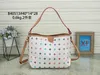 Carryall Çantalar Tote Çanta Lüks Tasarımcı Kadın Omuz Çantası Çok renkli Deri Vintage Hobo Çantalar Fermuarı Torçası Cüzdan Leydi Çantalar 2 Set Alışveriş Çanta