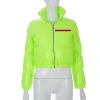 Veste bouffante femme Designer veste femme manteaux vers le bas vestes bouffantes manteau d'hiver en cuir imperméable à l'eau courte Parkas