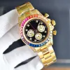 U1 najwyższej jakości wysokiej jakości moda moda Diamond zegarek Montre Automatyczny ruch zegarki ze stali nierdzewnej zegarki Wzorne zegarki projektant 007 Wodoodporny 40 mm
