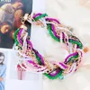 Chains Bohemian Multilayer Twine Pearl Glass Bead Bracelet Exaggerated Handwoven Twist Chain Jewelry Gifts For WomenChains