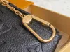 Met stofzakken en doos Dames Heren SLEUTELZAKJE POCHETTE CLES Ontwerpers Mode handtas Dames Heren Creditcardhouder Portemonnee Luxe Portemonnee Tas M62650