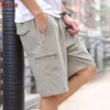 Mäns shorts last shorts män streetwear sommar bomull multi-pocket taktiska casual shorts byxor jogger utomhus militärbyxa män kläder 230404