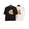 Mens Letter Print T Shirts Black Fashion Designer Summer High Quality 100%Cotts Top Short Sleeve Size S-5XL#11219H