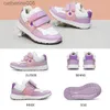 Sneakers Ortoluckland Girls Casual Shoes Children Running Sneakers Leather Orthopedic Flatfeet Purple Sporty Footwear For Kids Toddlersl231106