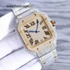 Designer Diamond Watches VVS Watch Mens Automatyczne mechaniczne 40 mm Sapphire Business Women High-end Stael Stal Pas Montre