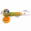 Derniers tuyaux en silicone colorés style amovible filtre en métal poreux écran bol portable herbe tabac porte-cigarette fumer pipe à main DHL