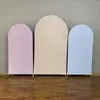 Party Decoration Gold Arch Stand 4x7ft And 3x6ft 3 Stands Double Sided Printing Covers For Kids Birthday Baby Shower Wedding